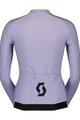 SCOTT Cycling winter long sleeve jersey - PRO WARM - purple