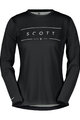 SCOTT Cycling summer long sleeve jersey - TRAIL VERTIC LS W - black