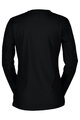 SCOTT Cycling summer long sleeve jersey - TRAIL VERTIC LS W - black