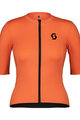 SCOTT Cycling short sleeve jersey - TRAINING - orange