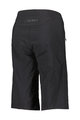 SCOTT Cycling shorts without bib - TRAIL CONTESSA SIGN. W - black