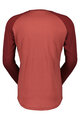 SCOTT Cycling long sleeve t-shirt - DEFINED MERINO LS - red