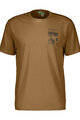 SCOTT Cycling short sleeve t-shirt - DEFINED DRI SS - brown