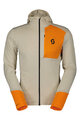 SCOTT hoodie - DEFINED LIGHT - white/orange