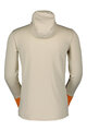 SCOTT hoodie - DEFINED LIGHT - white/orange