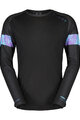 SCOTT Cycling summer long sleeve jersey - TUNED LS - black