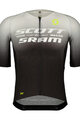 SCOTT Cycling short sleeve jersey - SRAM AERO - black/white