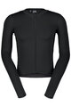 SCOTT Cycling winter long sleeve jersey - TRAINING - black