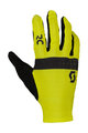 SCOTT Cycling long-finger gloves - RC PRO LF - yellow/black