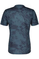 SCOTT Cycling short sleeve t-shirt - DRI TIE DYE - blue