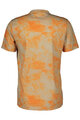 SCOTT Cycling short sleeve t-shirt - DRI TIE DYE - beige/orange