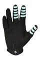 SCOTT Cycling long-finger gloves - TRACTION CONTESSA SIGN. LF - black/white