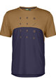 SCOTT Cycling short sleeve t-shirt - TRAIL FLOW DRI SS - brown/purple