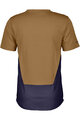 SCOTT Cycling short sleeve t-shirt - TRAIL FLOW DRI SS - brown/purple