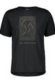 SCOTT Cycling short sleeve t-shirt - DEFINED MERINO GRAPHIC SS - black