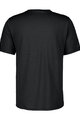 SCOTT Cycling short sleeve t-shirt - DEFINED MERINO GRAPHIC SS - black