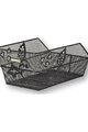 BASIL basket - CENTO FLOWER - black