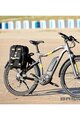 BASIL Cycling bag - MILES DOUBLE BAG - black/grey