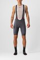 CASTELLI Cycling bib shorts - COMPETIZIONE - grey