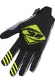 KENNY Cycling long-finger gloves - GLOVES GRAVITY - yellow/grey