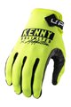 KENNY Cycling long-finger gloves - GLOVES UP - yellow