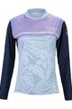 KENNY Cycling summer long sleeve jersey - CHARGER W - blue/multicolour