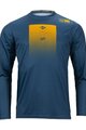 KENNY Cycling summer long sleeve jersey - FACTORY - yellow/blue