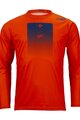 KENNY Cycling summer long sleeve jersey - FACTORY - orange/blue