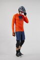 KENNY Cycling summer long sleeve jersey - FACTORY - orange/blue