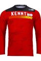 KENNY Cycling summer long sleeve jersey - ELITE - red