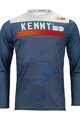 KENNY Cycling summer long sleeve jersey - ELITE - blue