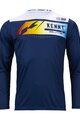 KENNY Cycling summer long sleeve jersey - ELITE - blue