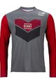 KENNY Cycling summer long sleeve jersey - PROLIGHT - red/grey