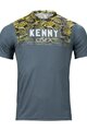 KENNY Cycling short sleeve jersey - CHARGER - yellow/grey