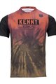 KENNY Cycling short sleeve jersey - CHARGER - orange/brown