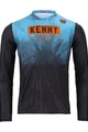 KENNY Cycling summer long sleeve jersey - CHARGER  - light blue/blue