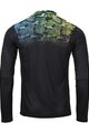 KENNY Cycling summer long sleeve jersey - CHARGER  - blue/green/black