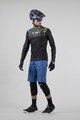 KENNY Cycling summer long sleeve jersey - CHARGER  - blue/green/black