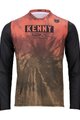 KENNY Cycling summer long sleeve jersey - CHARGER  - pink/brown