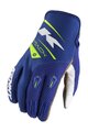 KENNY Cycling long-finger gloves - GLOVES TRACK 24 - yellow/blue