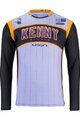 KENNY Cycling summer long sleeve jersey - EVO PRO 24 - white/orange/black