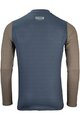 KENNY Cycling summer long sleeve jersey - CHARGER 24 - brown/grey