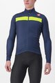 CASTELLI Cycling winter long sleeve jersey - PURO 3 - blue