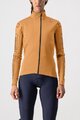 CASTELLI Cycling thermal jacket - TRANSITION - orange