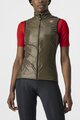 CASTELLI Cycling gilet - ARIA W VEST - green