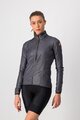 CASTELLI Cycling windproof jacket - ARIA SHELL W - grey