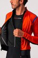 CASTELLI Cycling thermal jacket - ALPHA ROS 2 LIGHT - orange/red