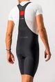 CASTELLI Cycling bib shorts - NANO FLEX PRO RACE - black