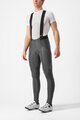 CASTELLI Cycling long bib trousers - SORPASSO ROS - grey