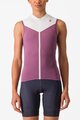 CASTELLI Cycling sleeveless jersey - SOLARIS - purple